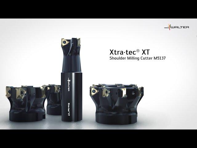 XTRA·TEC® XT M5137 SHOULDER MILLING CUTTER - Six times as cost-efficient, 90° approach angle.