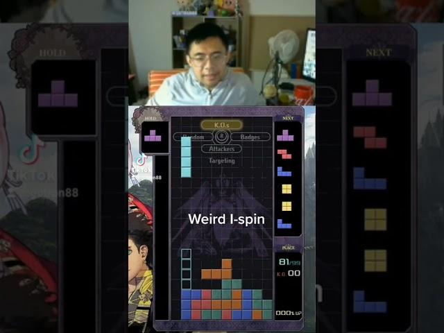 Just a weird I-spin #tetris99 #tetris