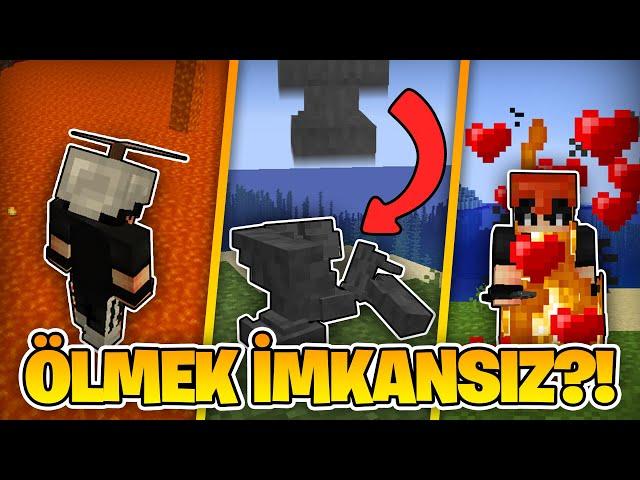 Minecraft ama ÖLMEK İMKANSIZ?!