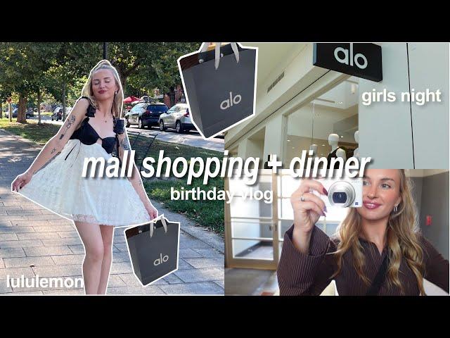 Birthday SHOP W/ ME (alo + lululemon + anthropologie) girls night out