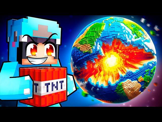 Destroying the Earth in 0.054 Seconds... (Minecraft)