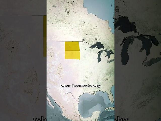Why are so many US states split in two?  #shorts