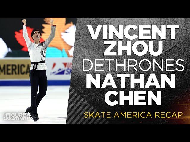 Vincent Zhou bests Nathen Chen, Miura & Kihara's Skate America surprise | THAT FIGURE SKATING SHOW