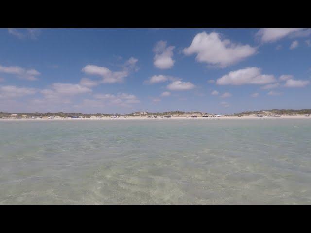 Caravanning on Perlubie Beach, Eyre Peninsula - SA