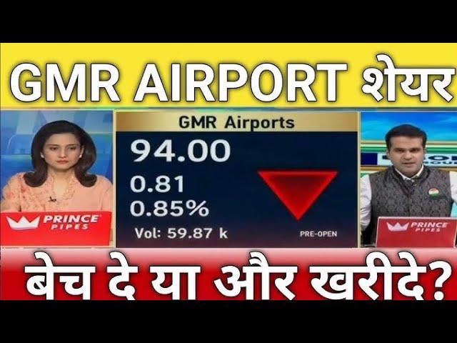 GMR infra share letest news | GMR AIRPORT share news | gmr airport share Target