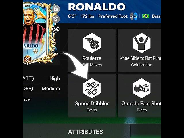 R9 - Speed dribbler trait  #fcmobile #tots