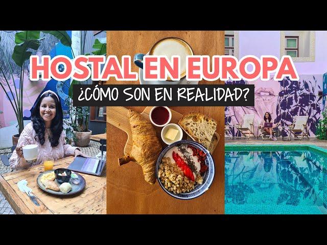 ¿Cómo son los hostales en Europa?