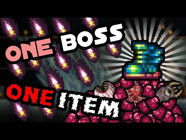 What If I Only got One Item per Boss? Part 1