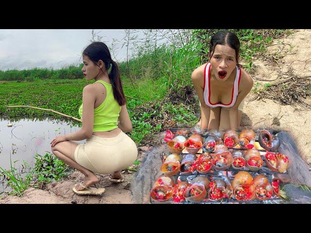 7 days fishing to cook and eat | LyTa Nature