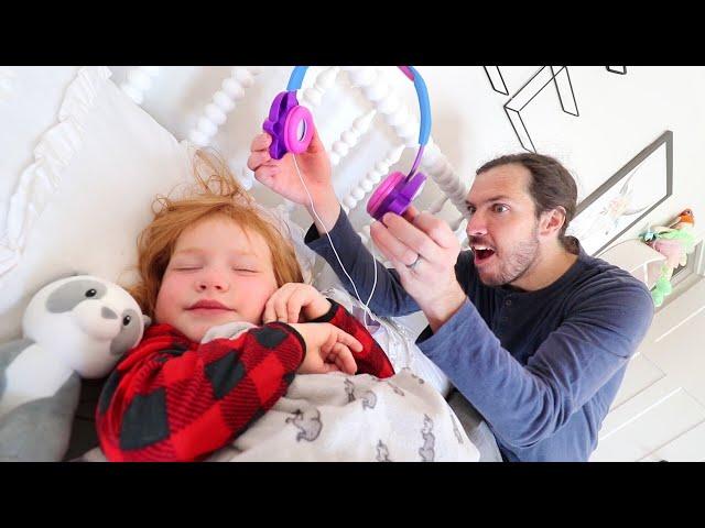 Adley Won’t Wakeup!! Asleep Morning Routine! Dad helps get me ready! (what Adley dreams about)