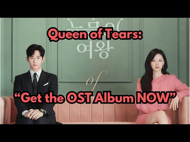 "Queen of Tears" OST Album STARTING Presale - Get yours NOW