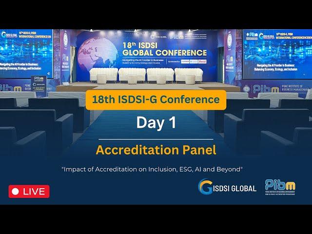 Accreditation Panel | Day 1 @ 18th ISDSI-G Conference | PIBM Pune