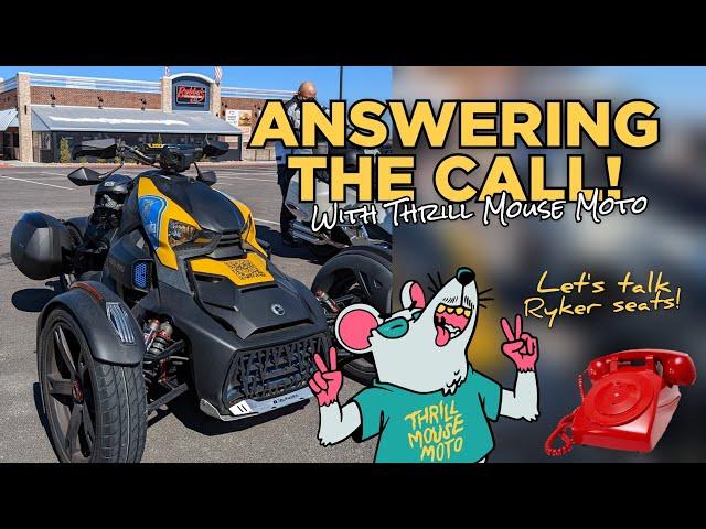 Best Can-Am Ryker Seat..? "Answering the Call!" - EP1