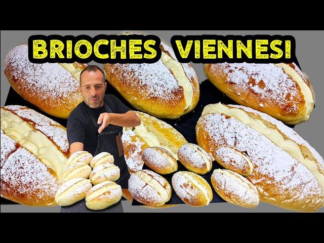 BRIOCHES VIENNESI MORBIDISSIME IMPASTO FATTO A MANO, COTTURA E RIPENO SPETTACOLARE TUTORIAL PERFETTO