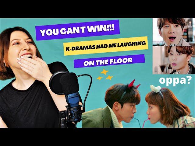 K-drama try not to laugh | FUNNY moments | Reaction by Ninia MK 