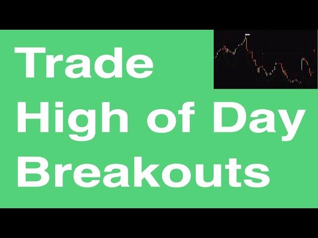 How to Trade High of Day Breakouts with the Daily Range Reclimb % Indicator for ThinkOrSwim