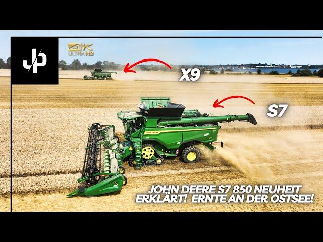 Was kann der neue John Deere S7 und X9 Mähdrescher? Weizen 2024! || JP Agrar