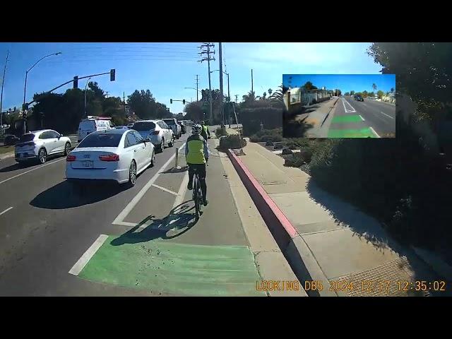 Traffic in the Bike Lane from OB to Point Loma