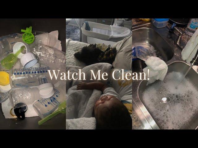 CLEAN WITH ME| & vibe to the nice music (young mompreneur edition)