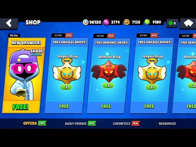 UPDATE FREE GIFTS!! ANGELIC STARR!! DEMONIC STARR!! BRAWL STARS UPDATE REWARDS!!