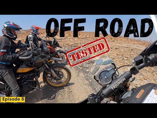 Royal Enfield Himalayan 450 vs Triumph Scrambler 400X vs KTM 390 Adventure (episode 8)