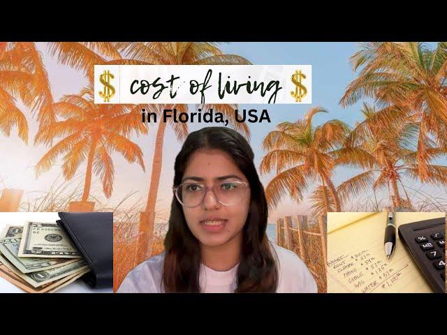 Cost of living in Florida, USA for an individual in 2024