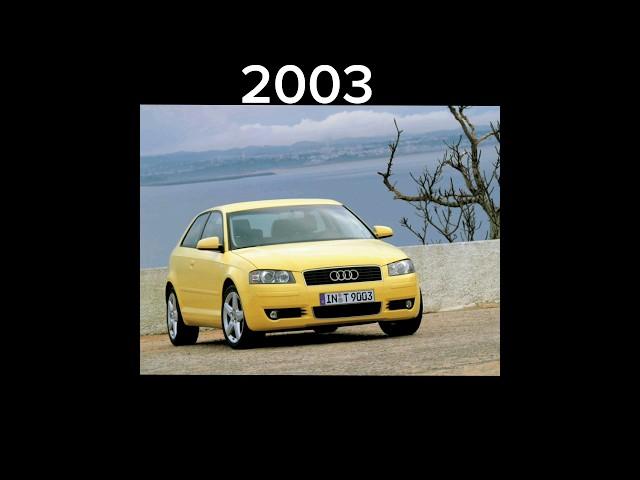 Evolution Of Audi A3 (1996-2023) #evolution #audi #a3 #audia3sportback #cars #shorts