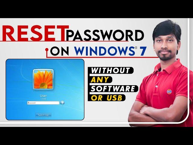 How To Reset Windows 7 Password Without Any Software or USB/CD/DVD | New Computer Link