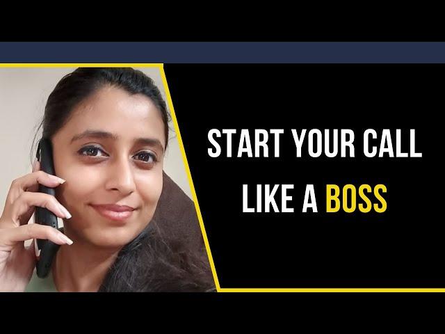 Pitch your first 30 Seconds like a Pro on a sales cold call*