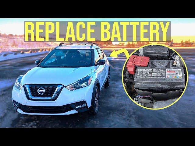 How to [EASILY] Replace the Battery - Nissan Kicks (2018-2020)