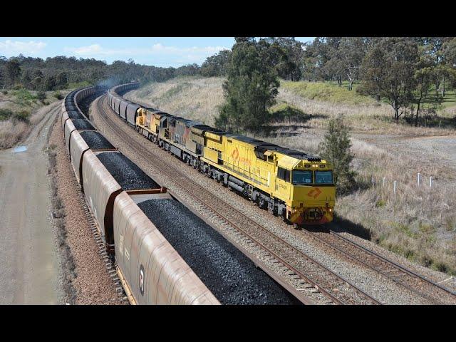 The Monster Coal Trains of the Hunter Valley NSW - Part 1