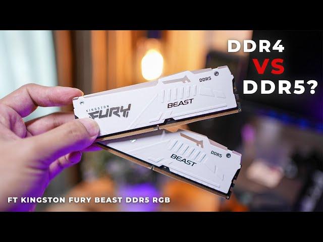 Mau Rakit PC Mending Pakai DDR4 Atau DDR5 Ya? | FT Kingston Fury Beast DDR5 RGB