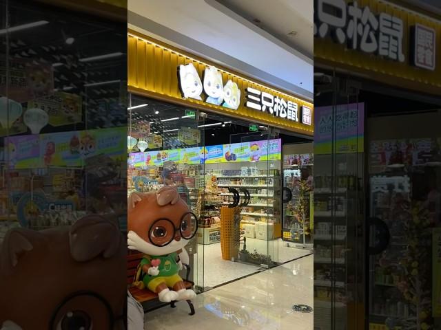 Что купить в Харбине? Магазин снеков 三只松鼠 три белки #китай #харбин #shopping #обзор #жизньвкитае