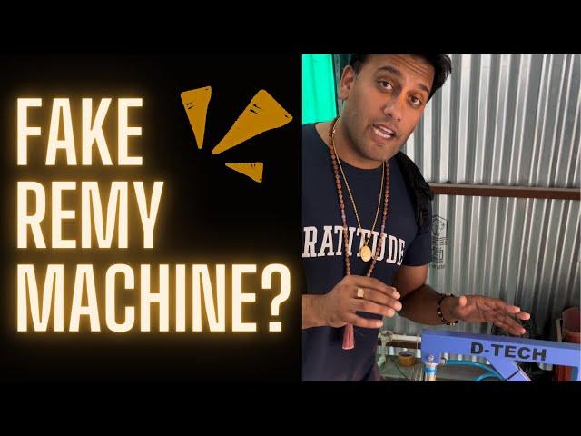 Is your Remy hair fake? - NEW machine makes FAKE Remy Bundles