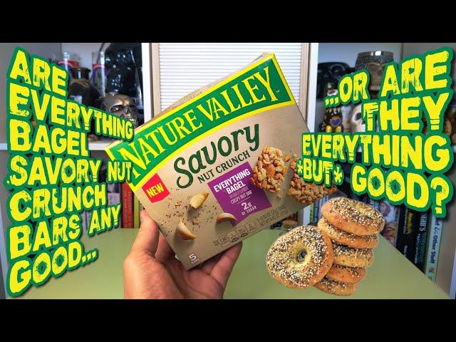 Is It Any Good? | Nature Valley Everything Bagel Savory Nut Crunch Bars Review