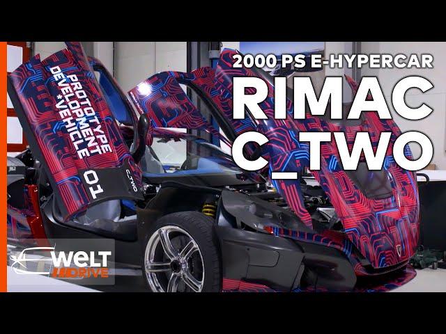 Rimac C_Two: 2000 PS Elektro-Supersportwagen mit 412 km/h - Das Hypercar aus Kroatien | Drive Doku