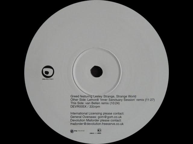 Greed feat. Lesley ‎– Strange World (Lemon8 "Inner Sanctuary Session" Remix)