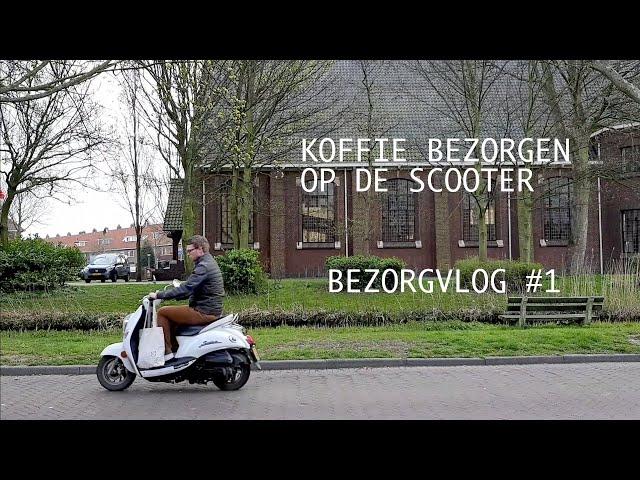 Koffie bezorgen op de scooter | Vlog