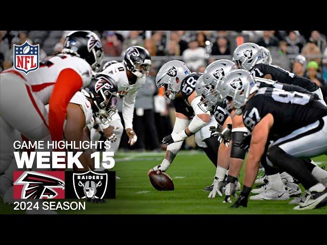 Atlanta Falcons vs. Las Vegas Raiders Game Highlights | NFL 2024 Season Week 15