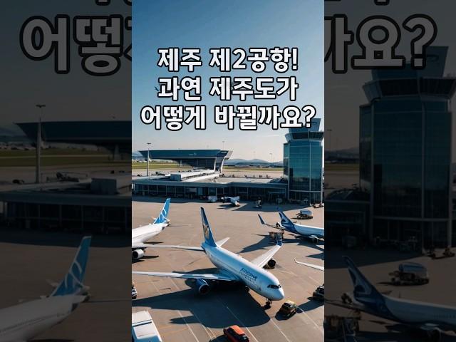 제주 제2공항, 제주도가 어떻게 바뀔까요?