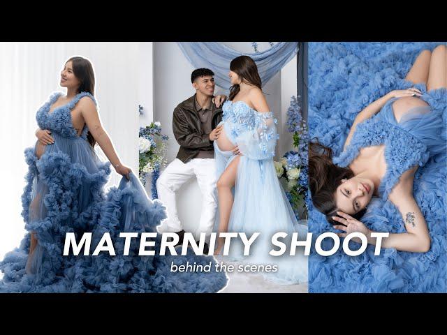 OUR MATERNITY SHOOT VLOG!