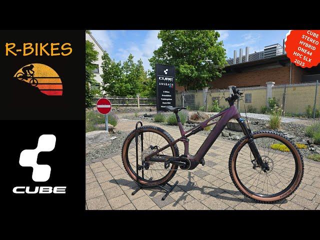 2025 E-bike Cube Stereo Hybrid ONE44 HPC SLX 800 molotov and black WALK-AROUND REVIEW