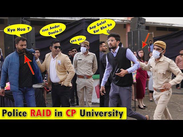 Fake Police Prank in CAREER POINT UNIVERSITY | Bhasad New | Pranks ka Baap