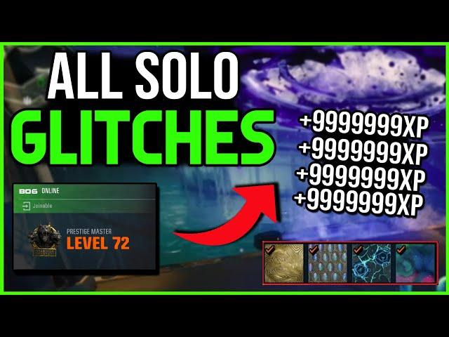 All Working SOLO Glitches On Black Ops 6 Zombies!