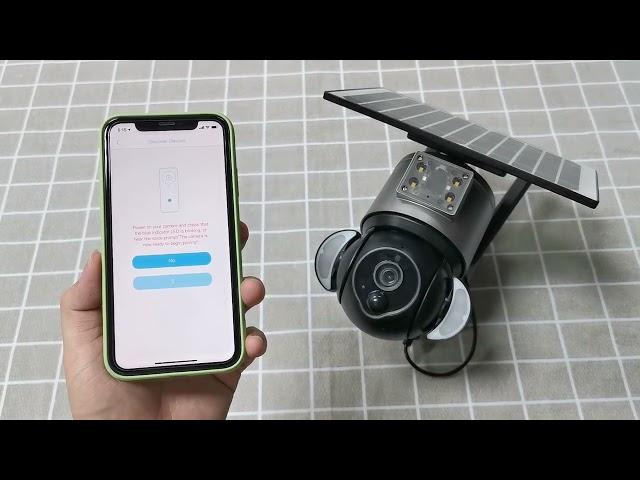 How to connect wifi solar camera on Ubox