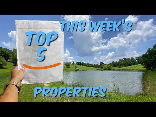 This Weeks Top 5 Alabama Land For Sale - Homes, Acres, Hunting, Barns