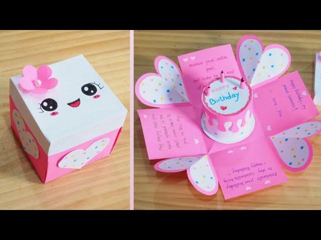 How to make Explosion Box  | Expulsion Box | DIY Gift Box | Paper Crafts