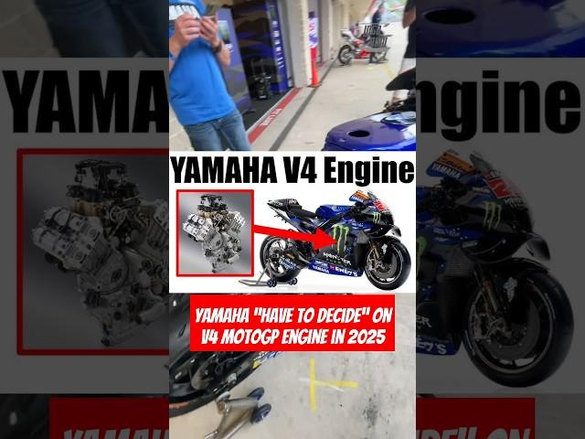 Yamaha “have to decide” on V4 MotoGP engine in 2025  #motogp #yamaha #yamaharacing #shorts #short