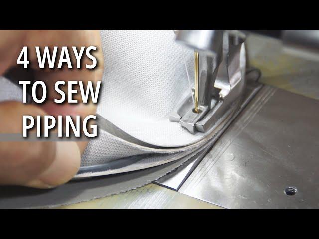 How to Sew Piping/Welting - Car Upholstery Basics