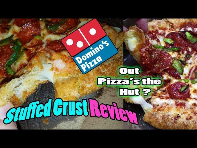 Domino's NEW Parmesan Stuffed Crust Pizza is Better Than Pizza Hut? (Gnarly Foods Review)